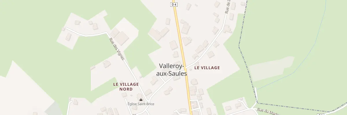 Plan du 405 Rue de Lorraine à Valleroy-aux-Saules