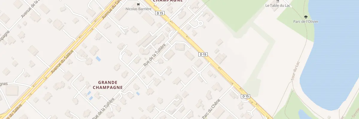 Plan du 492 Rue de la Tuilière à Divonne-les-Bains