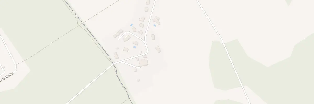 Plan de La Grange du Bosquet à La Chevillotte