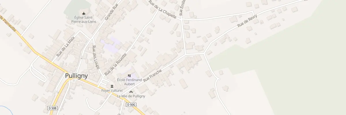 Plan du 17 Rue Franche à Pulligny