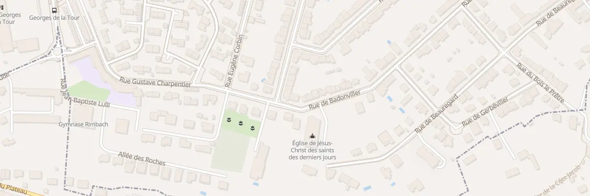 Plan du 76 Rue de Badonviller à Nancy