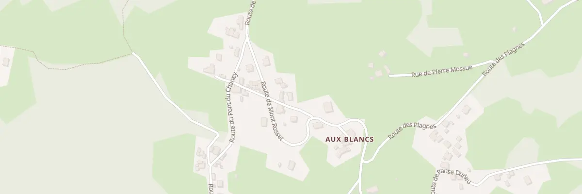 Plan du 5152 Mont Rosset à Presle