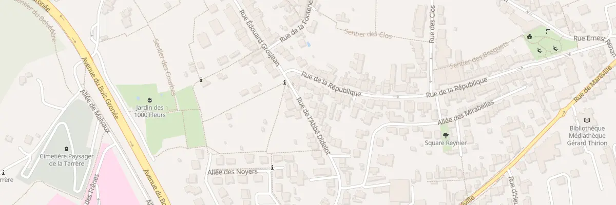 Plan du 7 Rue de l’Abbe Didelot à Laxou
