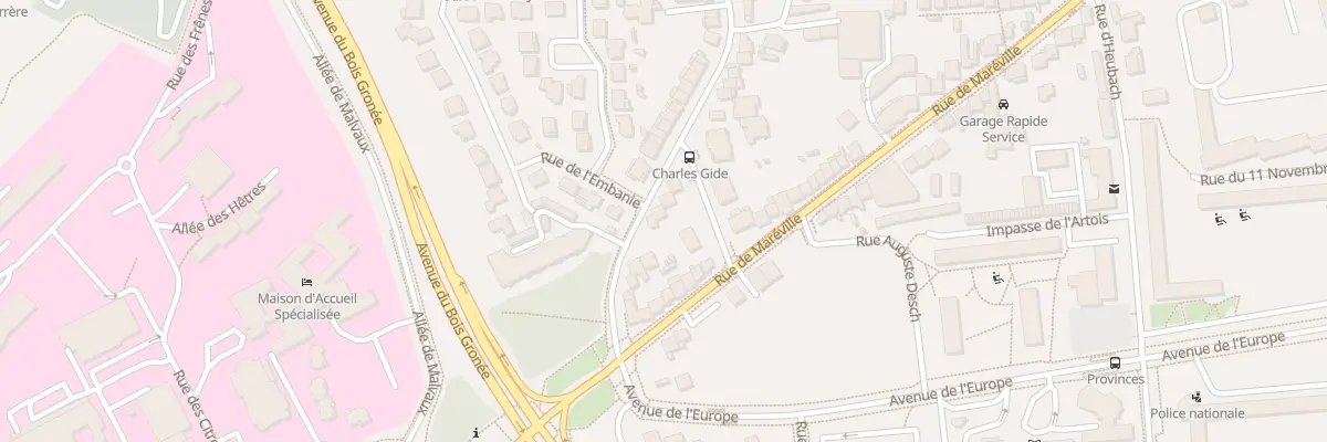 Plan du 47 Rue de l’Abbe Didelot à Laxou