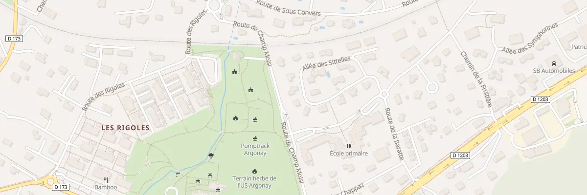 Plan du 177 All des Sittelles à Argonay