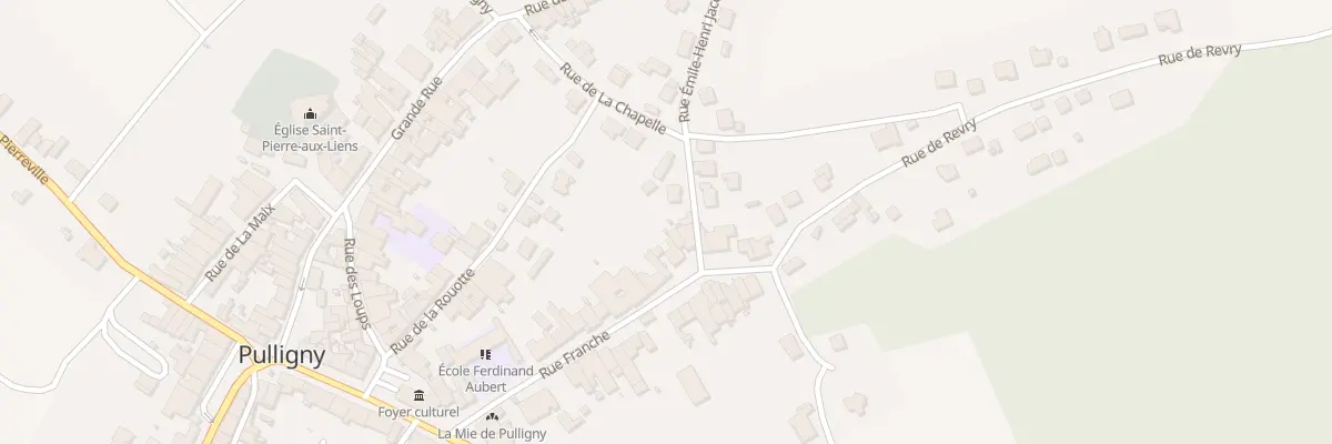 Plan du 21B Rue Franche à Pulligny