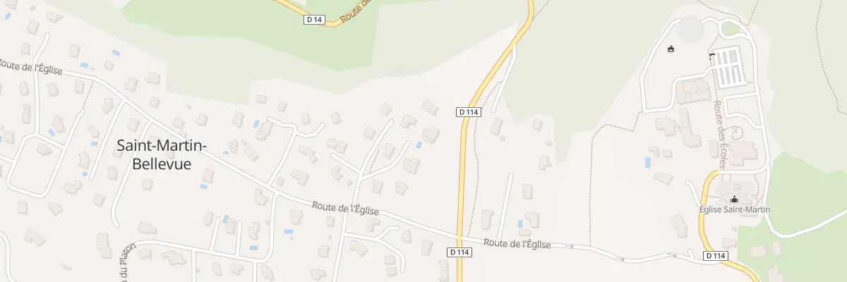 Plan du 909 Rte de l’Église à Fillière