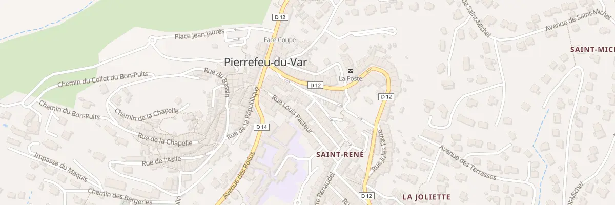 Plan du 20 Rue Général Sarrail à Pierrefeu-du-Var