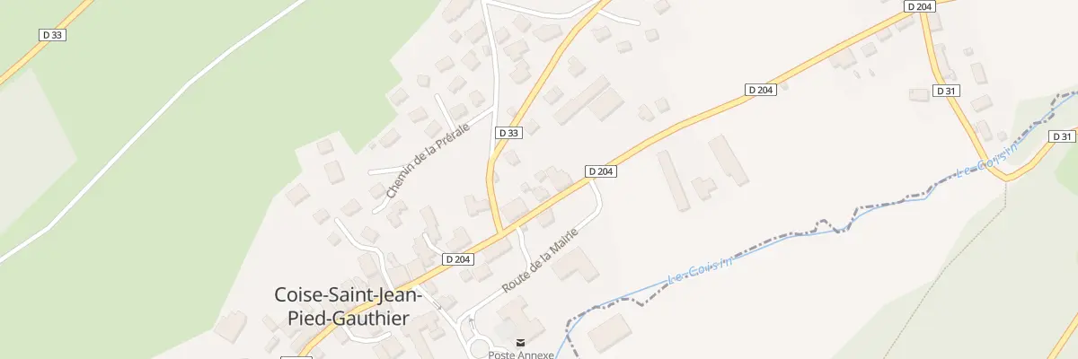 Plan du 155 Rte du Grand Arc à Coise-Saint-Jean-Pied-Gauthier