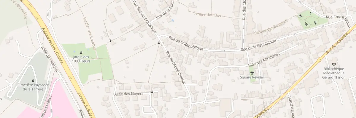 Plan du 11 Rue de l’Abbe Didelot à Laxou