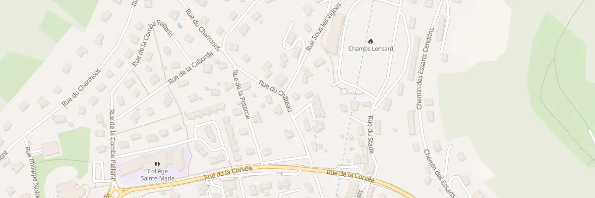 Plan du 8 Rue du Château à Ornans