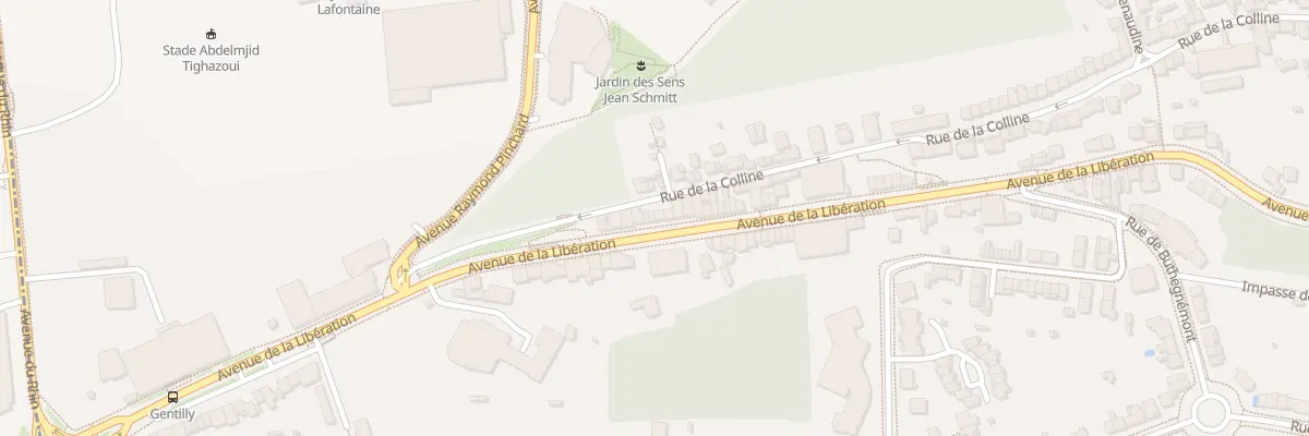 Plan du 390 Av de la Libération à Nancy