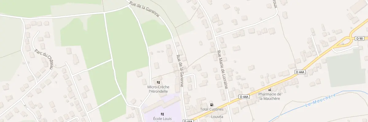 Plan du 8 Rue de la Garenne à Custines