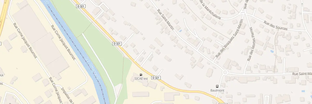 Plan du 14 Av du Lac à Vesoul