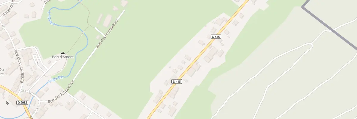Plan du 2945 Rue de Franche-Comté à Bois-d’Amont