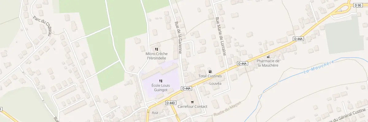 Plan du 6 Rue de la Garenne à Custines