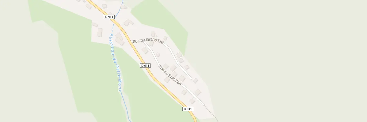 Plan du 155 Rue du Grand Pré au Châtelard