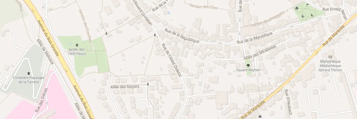 Plan du 15 Rue de l’Abbe Didelot à Laxou