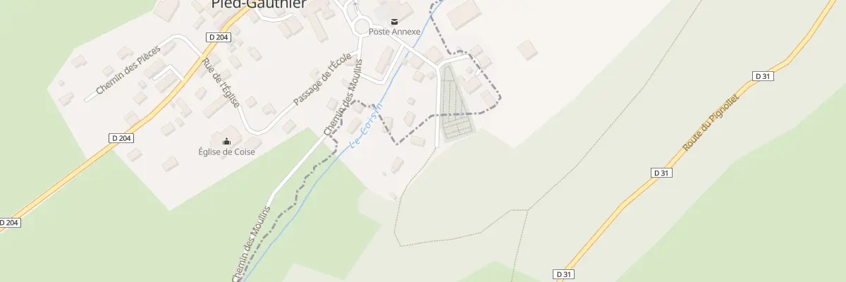 Plan du 6131 La Curiaz à Villard-d’Héry