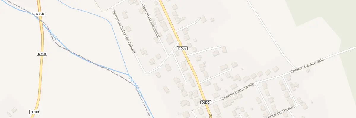 Plan du 40 Rte de Ceintrey à Pulligny