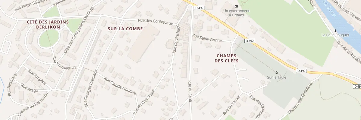 Plan du 22 Rue du Seult à Ornans