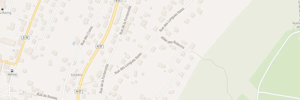 Plan du 37 Rue des Longues Raies à Échenoz-la-Méline
