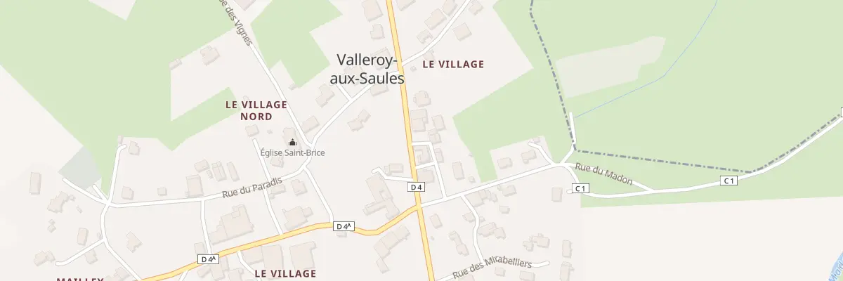 Plan du 282 Rue de Lorraine à Valleroy-aux-Saules