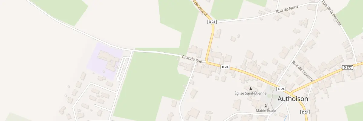 Plan du 23 Gr Grande Rue à Authoison