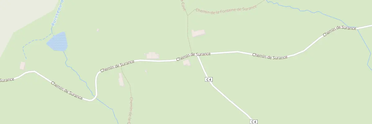 Plan du 1 Surance à Gruey-lès-Surance