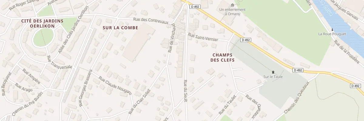 Plan du 22B Rue du Seult à Ornans