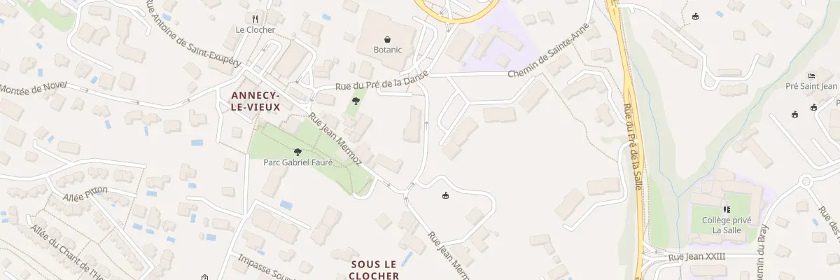 Plan du 5 Rue des Hauts de Sainte-Anne à Annecy