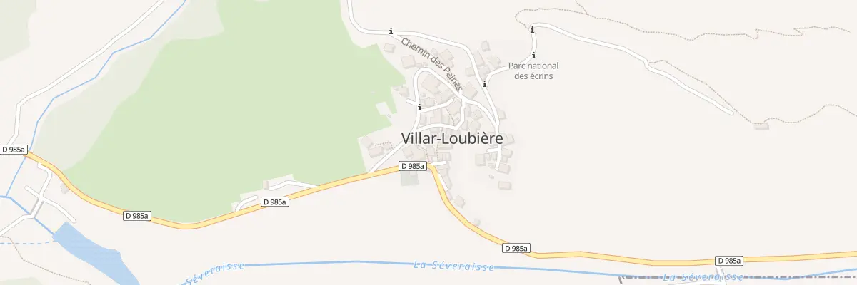 Plan du 5010 Le Village à Villar-Loubière