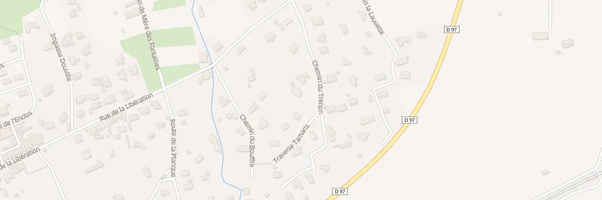 Plan du 4 Tra des Tamaris à Puget-Ville
