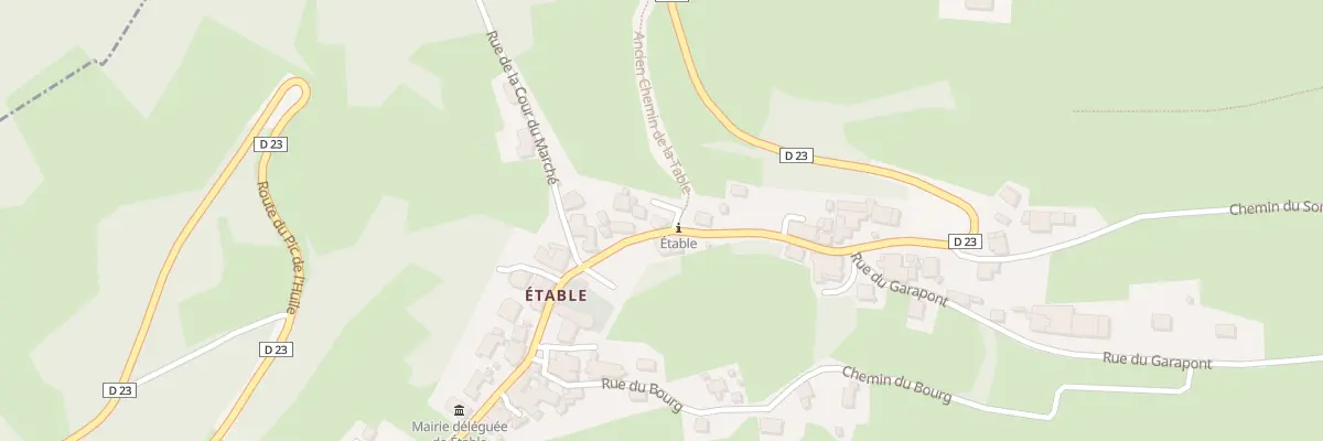Plan du 609 Rte du Pic de l’Huile à Valgelon-La Rochette