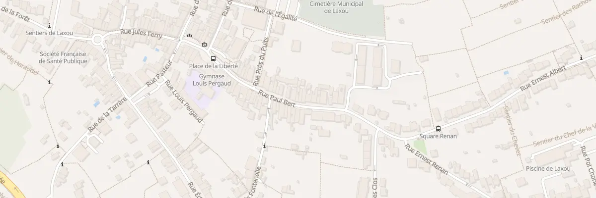 Plan du 25 Rue Paul Bert à Laxou