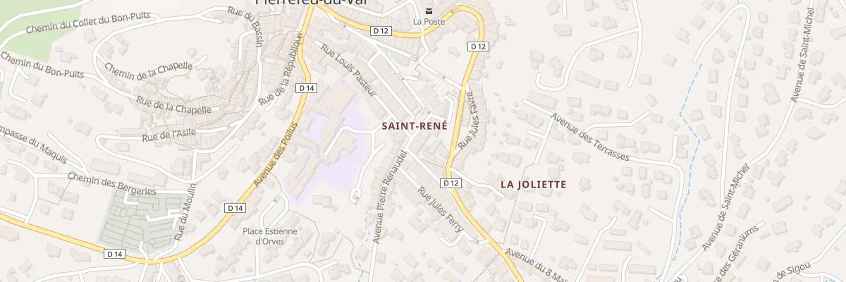 Plan du 7 Av Pierre Renaudel à Pierrefeu-du-Var