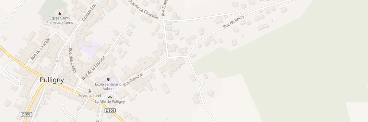 Plan du 30 Rue Franche à Pulligny