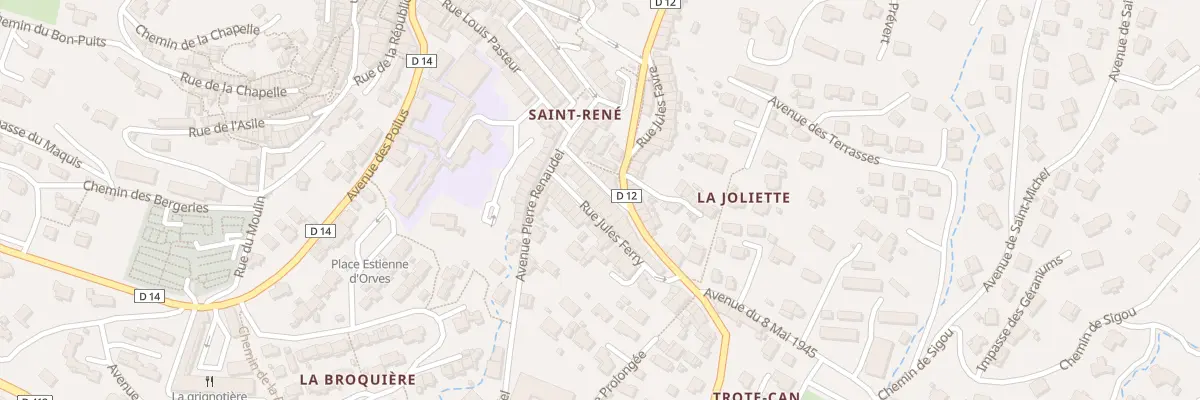 Plan du 7 Rue Victor Maurel à Pierrefeu-du-Var
