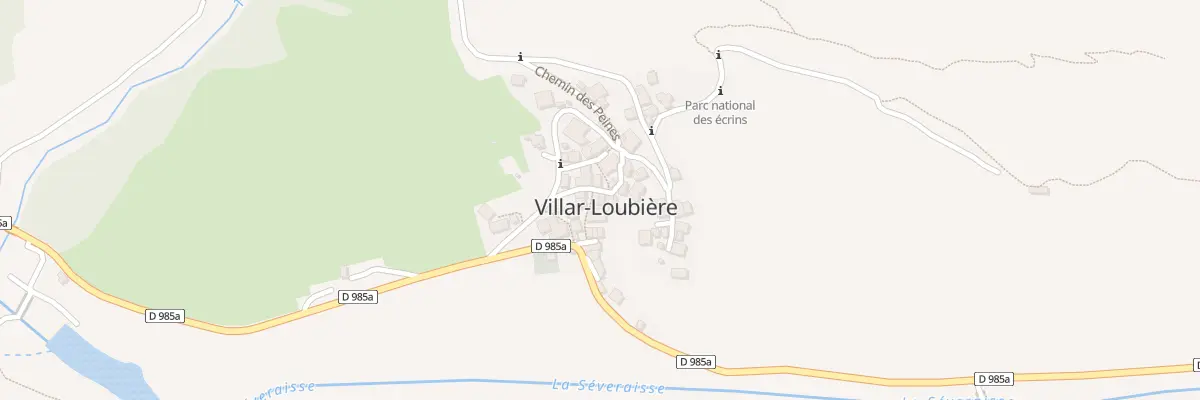 Plan du 5016A Le Village à Villar-Loubière