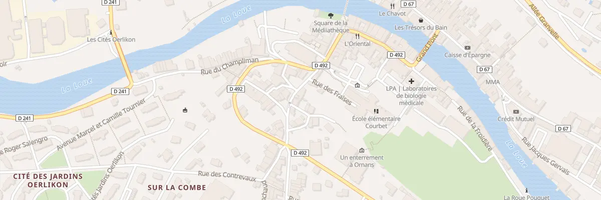 Plan du 5A Rue du Vieux Seult à Ornans