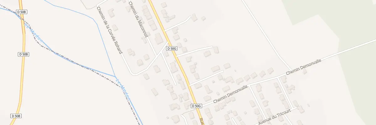 Plan du 41 Rte de Ceintrey à Pulligny