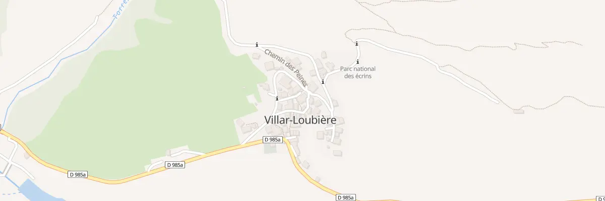 Plan du 5012 Le Village à Villar-Loubière