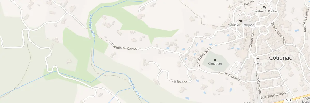 Plan du 6185 La Bouide à Cotignac