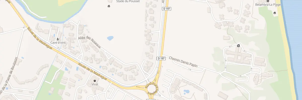 Plan du 39 All du Pousset à Hyères