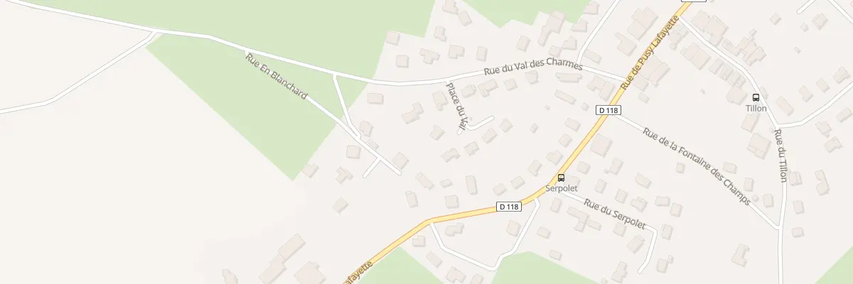 Plan du 4 Pl du Val à Pusy-et-Épenoux