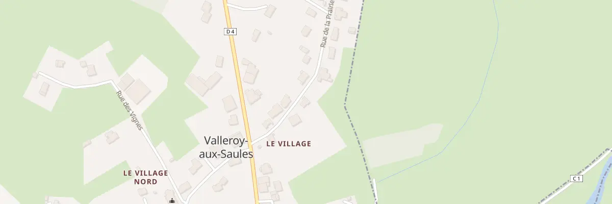 Plan du 104 Rue de la Prairie à Valleroy-aux-Saules