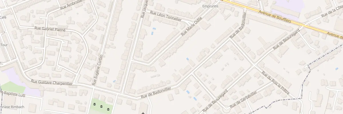 Plan du 39 Rue Marie Odile à Nancy