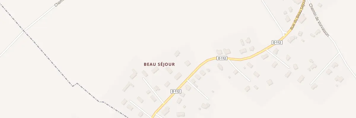 Plan du 30A Rue du Beau Séjour à Trépot