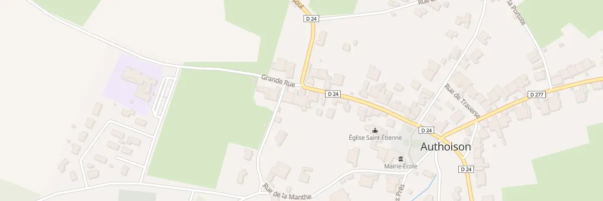Plan du 15 Gr Grande Rue à Authoison