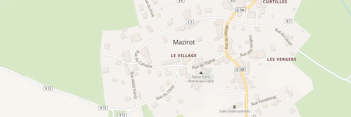 Plan du 2 Rue du Calvaire à Mazirot